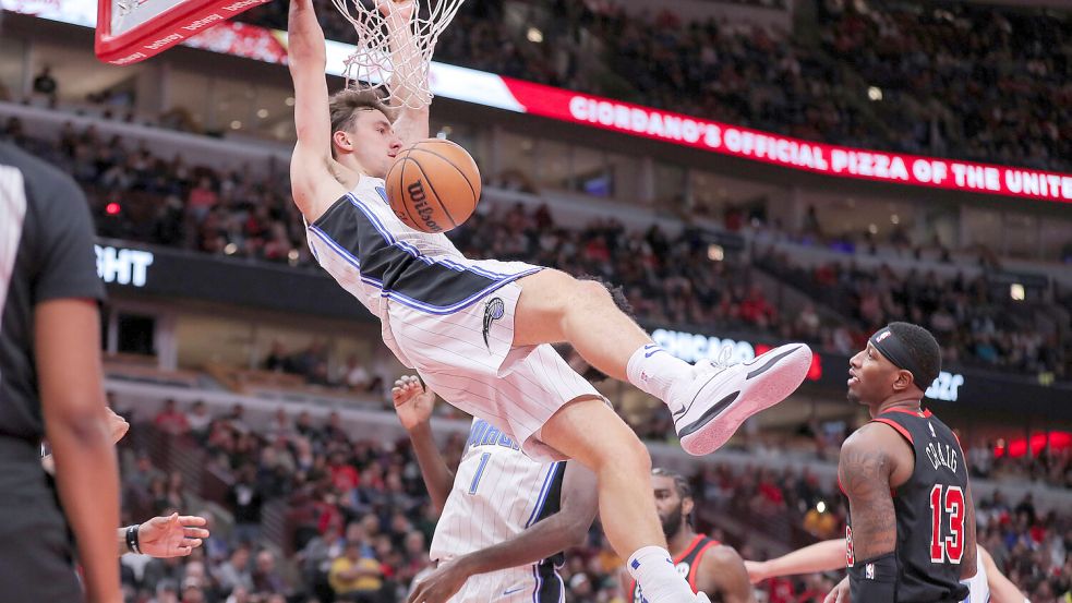 Der Deutsche Franz Wagner zählt in der NBA mittlerweile als einer der ganzen großen Stars. Foto: IMAGO/Icon Sportswire