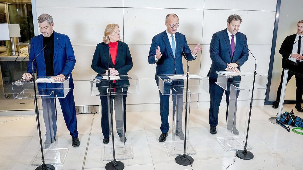 Kanzler Merz: „Ein starkes Deutschland braucht eine starke Wirtschaft.“ Foto: Kay Nietfeld/dpa