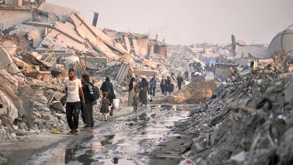 Die Waffenruhe zwischen Israel und der Terrororganisation Hamas bleibt fragil. (Archivbild) Foto: Jehad Alshrafi/AP/dpa