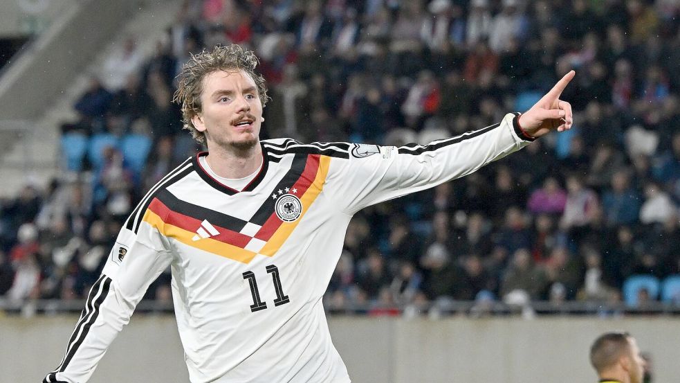 Woltemade war erneut Matchwinner des schwachen deutschen Teams. Foto: Federico Gambarini