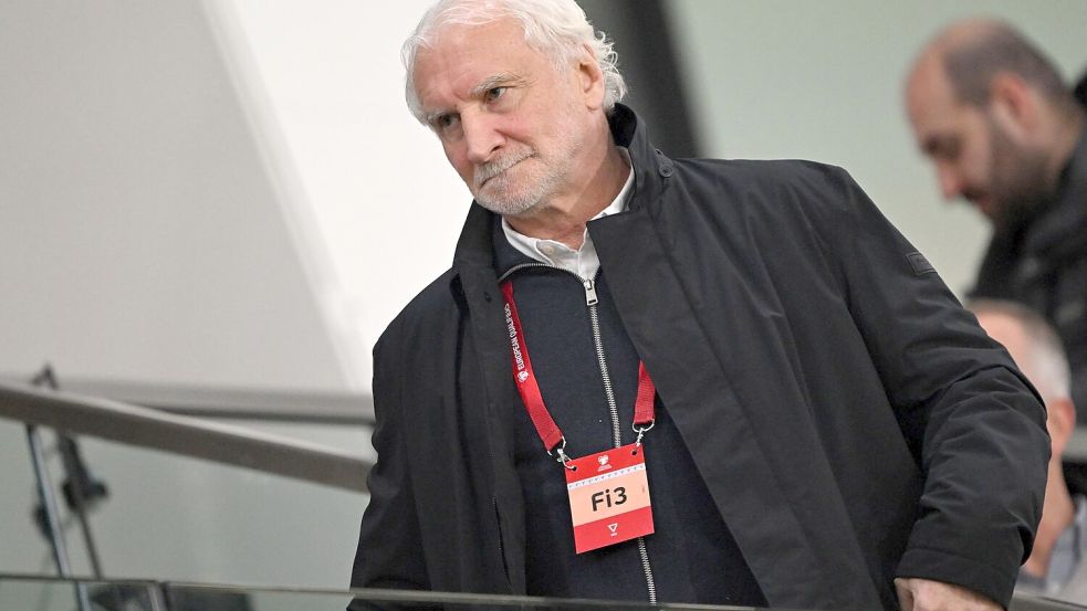 Rudi Völler kann nicht zufrieden sein mit der DFB-Elf. Foto: Federico Gambarini