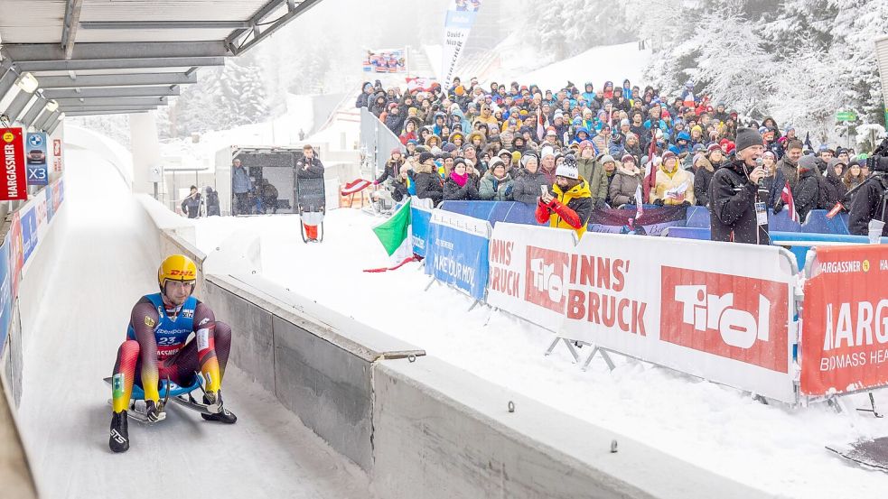 Der Eiskanal ist im unteren Abschnitt neu gebaut worden und wird nun wegen technischer Mängel nicht freigegeben. (Archivbild) Foto: Expa/Johann Groder