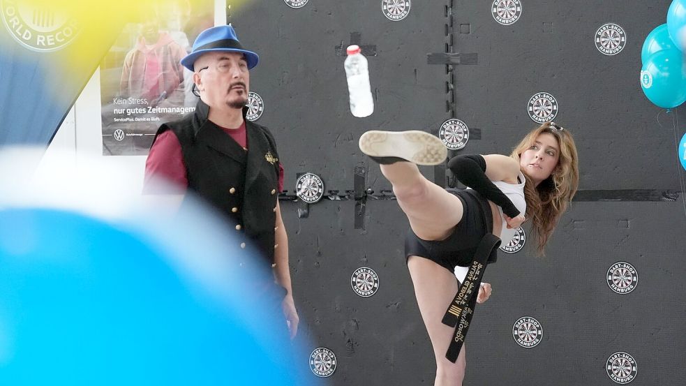 Palina Glebova stellte gleich drei Rekorde auf. Foto: Marcus Brandt