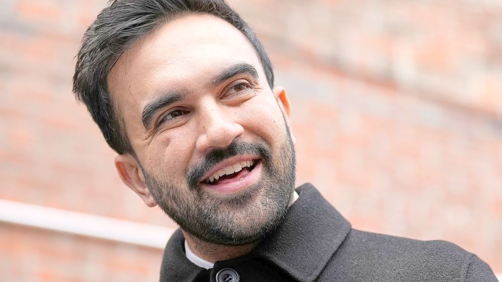 Bei dem Treffen soll es laut Mamdanis Team um öffentliche Sicherheit, wirtschaftliche Stabilität und Bezahlbarkeit gehen. Foto: Seth Wenig/AP/dpa