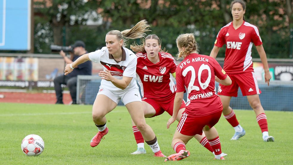 FC St. Pauli (Foto), Holstein Kiel oder Hannover 96: Bereits diese Saison trifft die SpVg Aurich auf klangvolle Namen. Foto: Helmut Vortanz