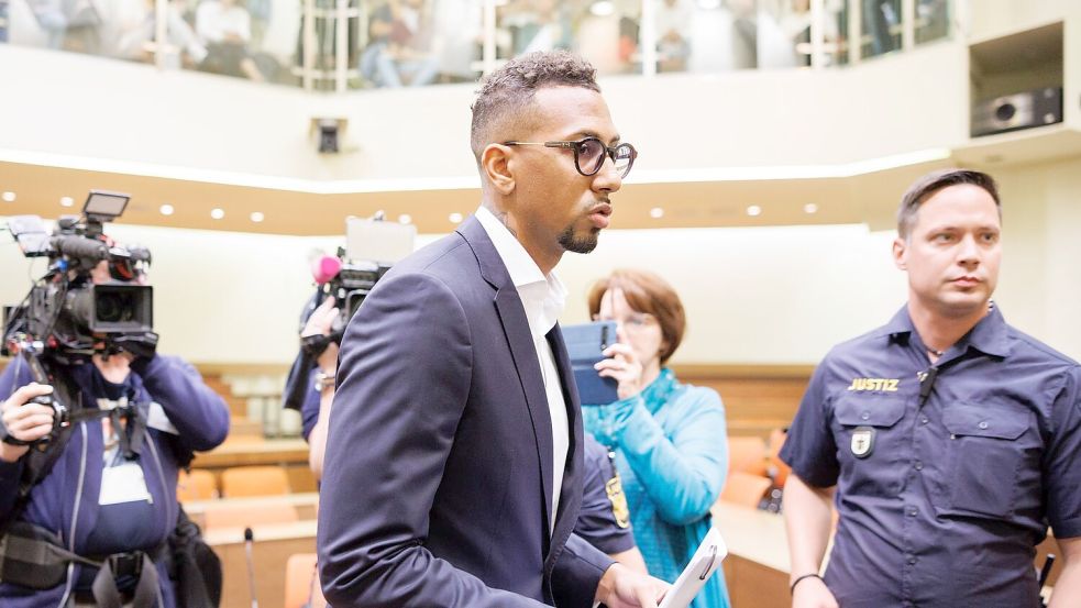 Jérôme Boateng war unter anderem wegen Körperverletzung einer Ex-Freundin angeklagt. (Archivbild) Foto: Matthias Balk