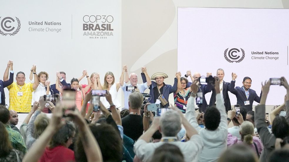 Ein Bündnis unter Führung von Kolumbien und den Niederlanden macht sich für einen sozial gerechten Ausstieg aus fossilen Energien stark. Foto: Joshua A. Bickel/AP/dpa