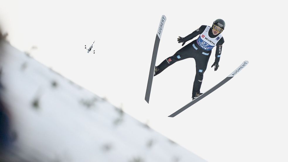Philipp Raimund hat es mit dem deutschen Mixed-Team nicht auf das Podest geschafft. (Archivbild) Foto: Hendrik Schmidt/dpa