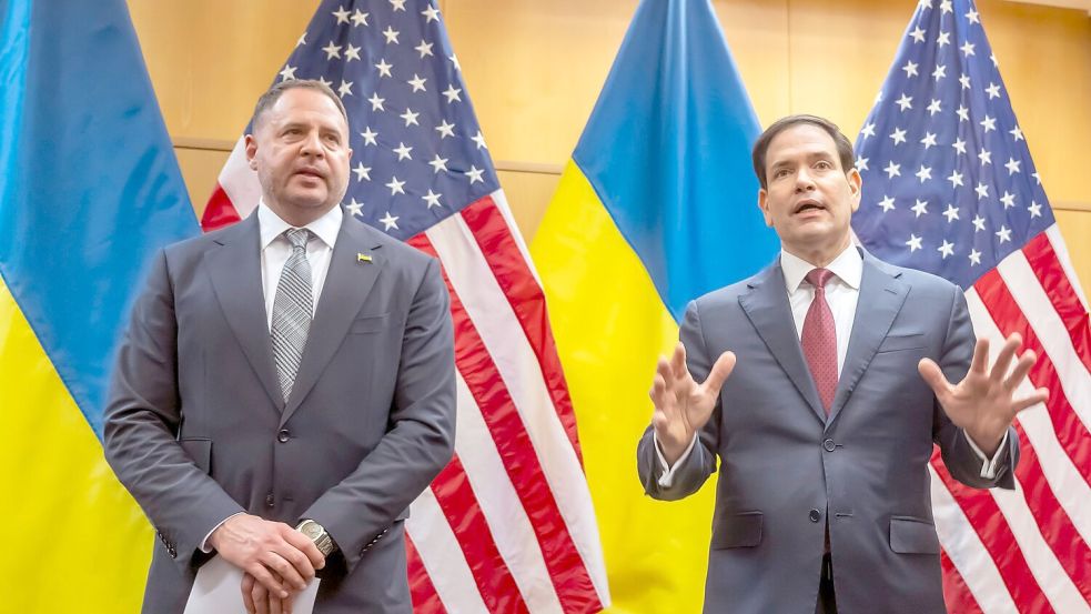 Die Ukraine könnte US-Außenminister Marco Rubio zufolge mehr Bedenkzeit bekommen. Foto: Martial Trezzini