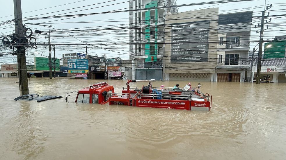 In der Provinz Songkhla in Südthailand ist die Lage katastrophal. Foto: Uncredited/AP/dpa
