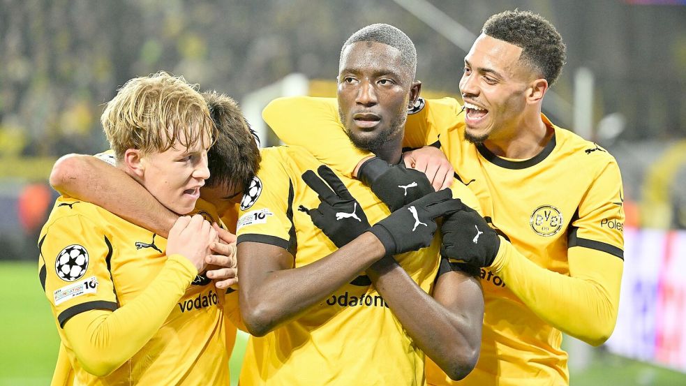 Serhou Guirassy traf doppelt gegen Villarreal Foto: Bernd Thissen