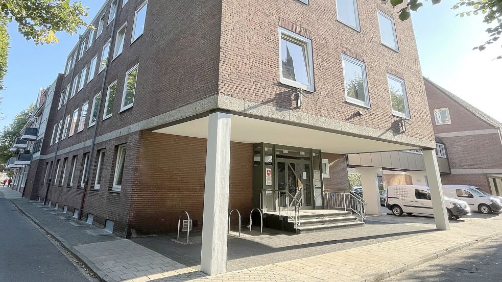 Das Katasteramt an der Steinstraße in Emden wird geschlossen. Foto: LGLN
