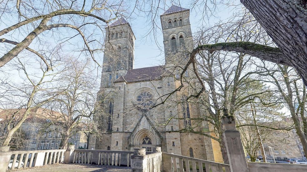 Macht was her: Die Herz-Jesu-Kirche könnte zum neuen Probenzentrum des Osnabrücker Theaters werden. Foto: Jörn Martens