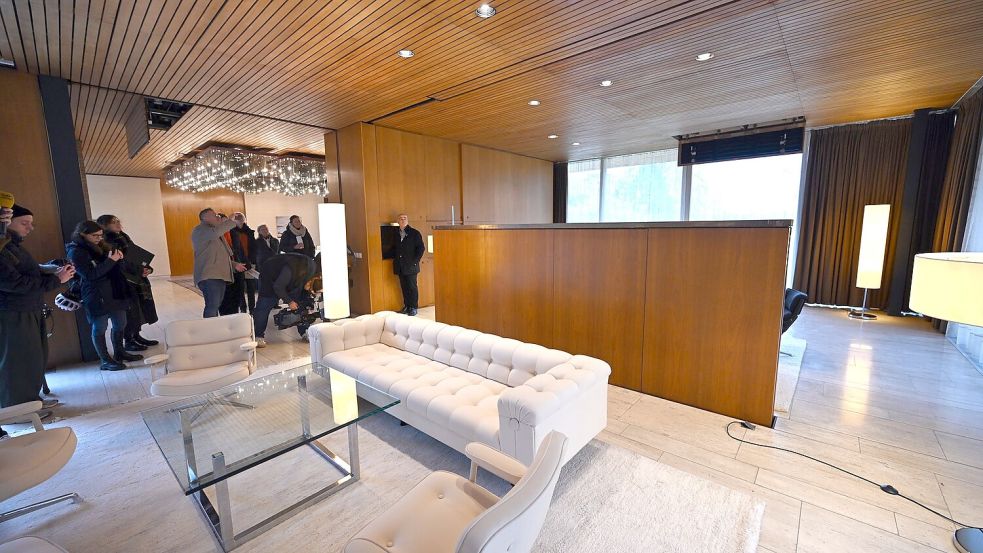 Der sogenannte Kanzlerbungalow ist nach Abschluss der Brandschutz- und Sanierungsarbeiten wieder für die Öffentlichkeit zugänglich. Foto: Federico Gambarini