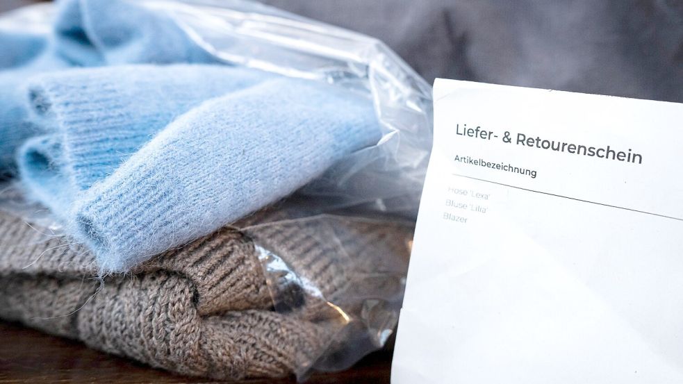 Kunden in Deutschland nutzen regelmäßig die Möglichkeit, bestellte Artikel zurückzuschicken. Foto: Sina Schuldt