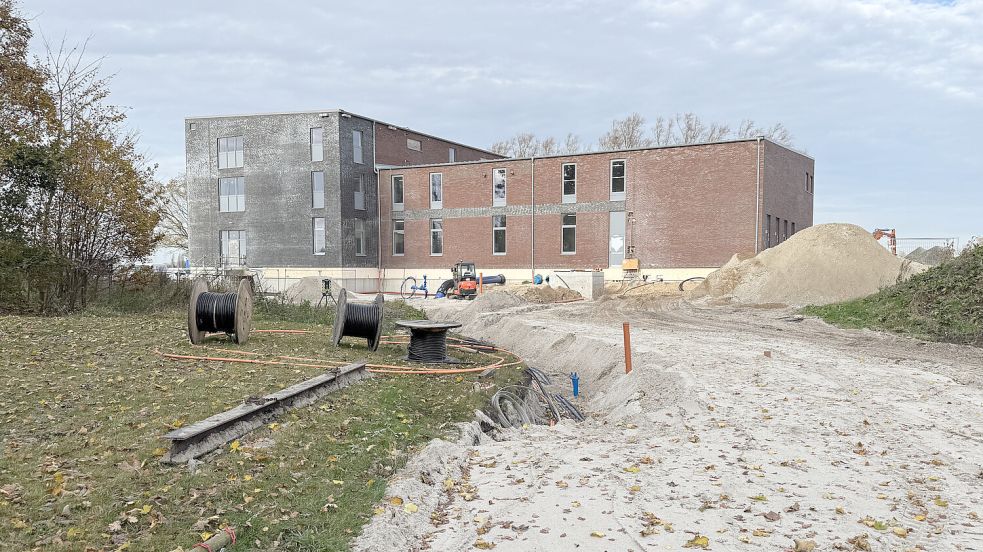 Mitte kommenden Jahres soll das neue Wasserwerk in Siegelsum seinen Betrieb aufnehmen. Foto: Heino Hermanns/OOWV