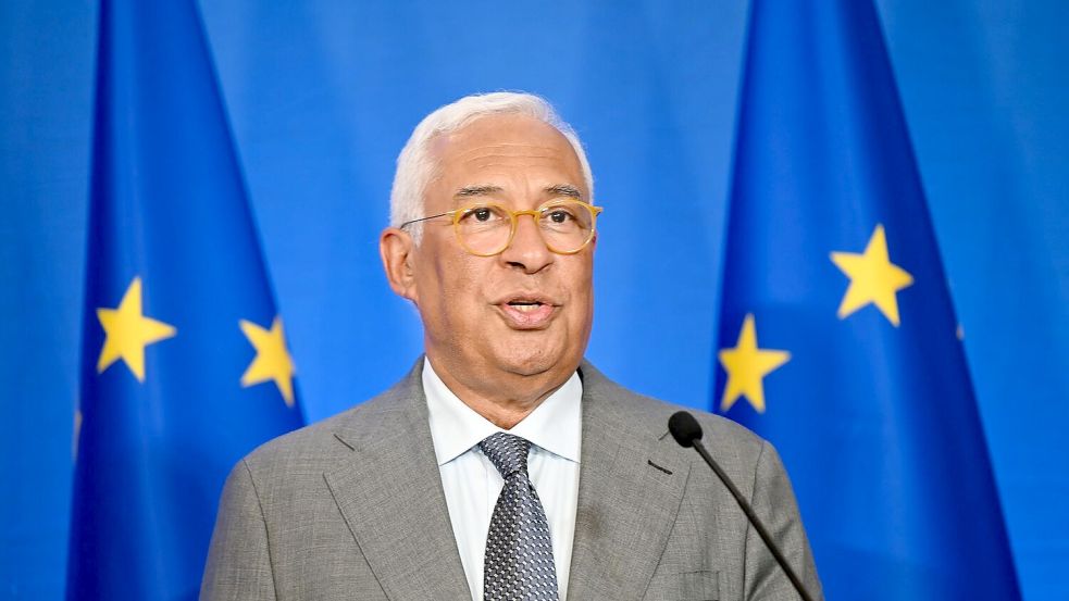 Die USA haben nicht über EU-Belange zu entscheiden, sagt Ratspräsident Costa. (Archivbild) Foto: Johannes Neudecker/dpa