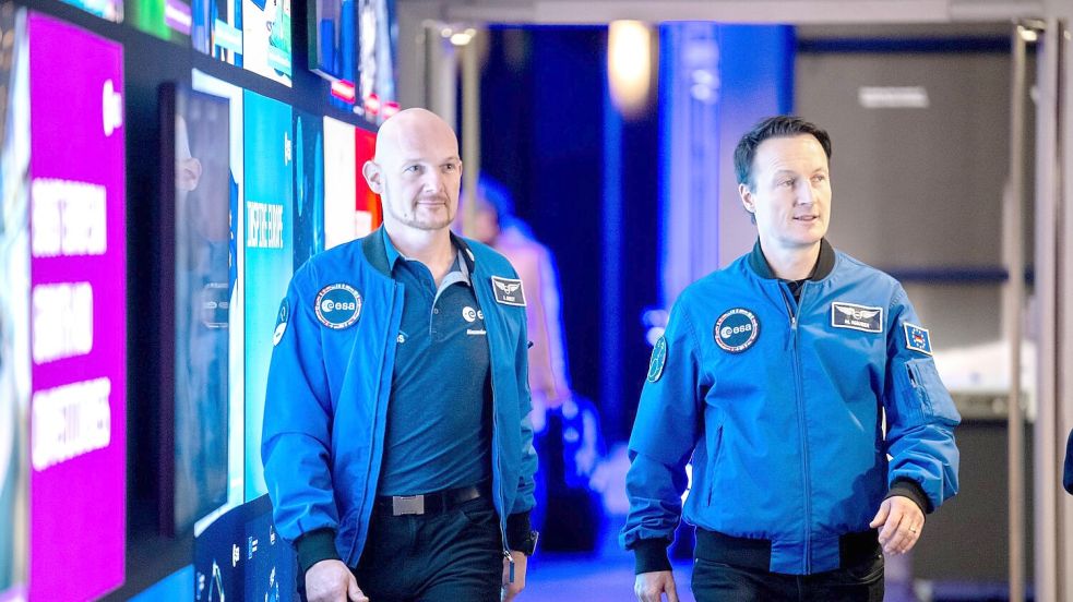 Die Astronauten Alexander Gerst und Matthias Maurer sehen große Chancen in der „Artemis“-Mission. Foto: Sina Schuldt