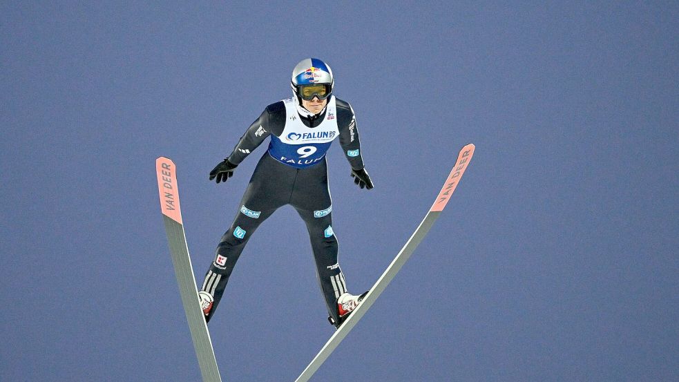 Für Andreas Wellinger lief es diesmal besser. Foto: Fredrik Sandberg/TT News Agency/