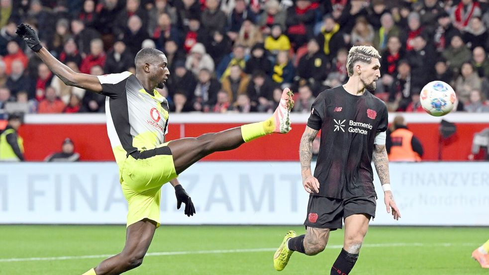 Serhou Guirassy wurde nach schwachem Spiel vorzeitig ausgewechselt. Foto: Federico Gambarini