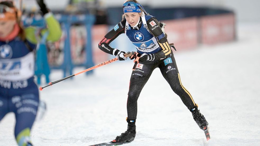 Franziska Preuß hatte sich den Saisonstart anders vorgestellt. Foto: Björn Larsson Rosvall/TT News A