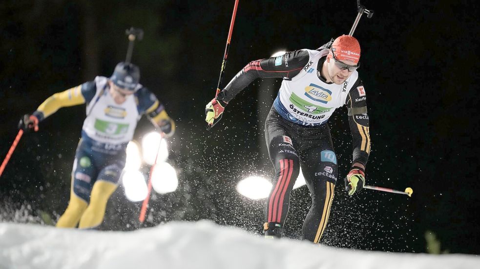 Danilo Riethmüller belegte mit der Männer-Staffel Platz vier. Foto: Björn Larsson Rosvall/TT News A