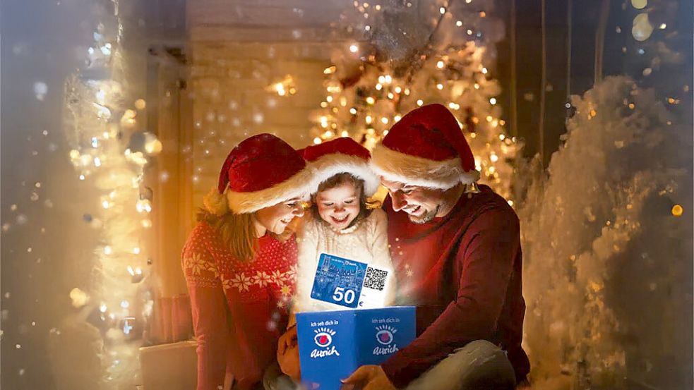 Der Stadtgutschein Aurich ist die ideale Geschenkidee für alle Generationen und jede Gelegenheit.