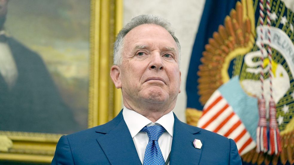 Steve Witkoff - vom Immobilienmogul zum Sondergesandten. (Archivbild) Foto: Evan Vucci/AP/dpa