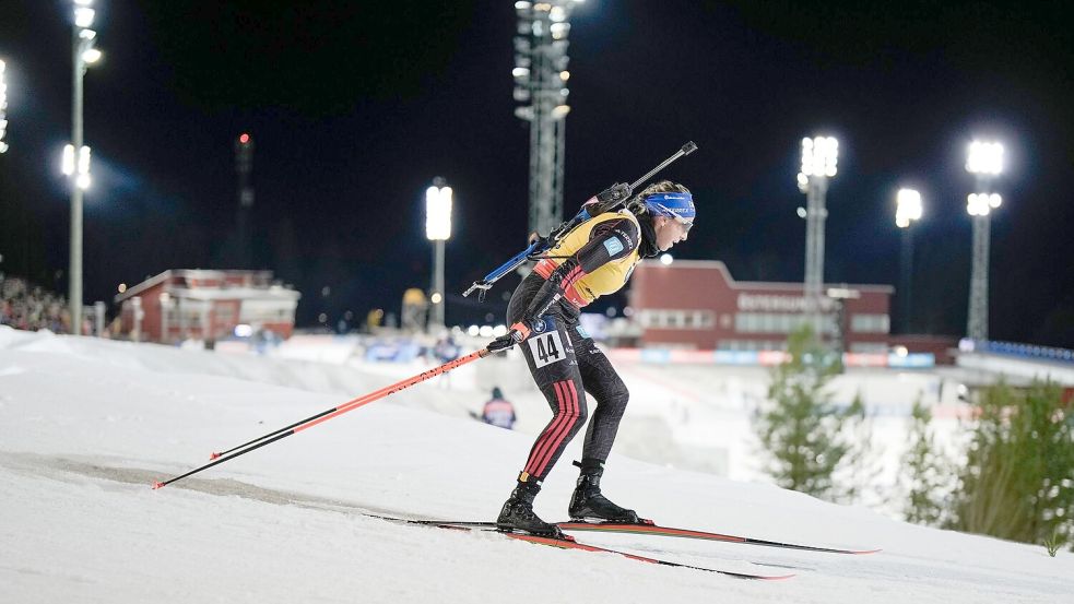 Für Franziska Preuß lief es nicht wie gewünscht. Foto: Björn Larsson Rosvall/TT News A