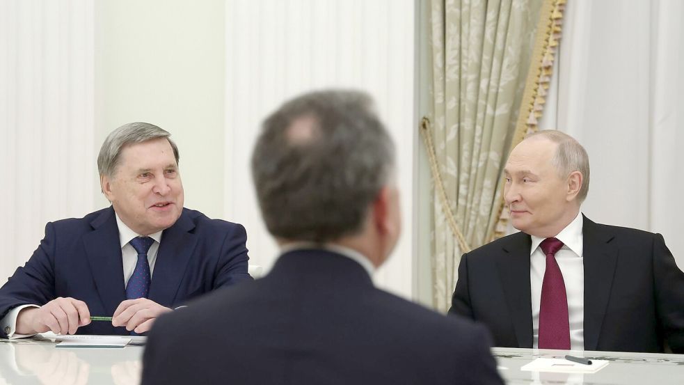 Der Kreml bezeichnete das Treffen mit US-Vertretern als nützliches Gespräch. Foto: Alexander Kazakov/Sputnik, Kreml