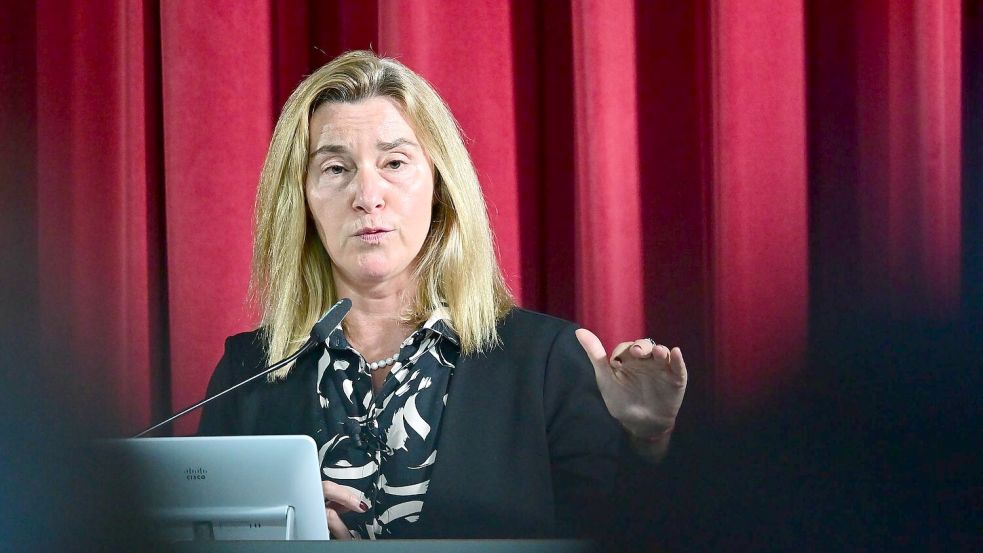 Die frühere EU-Außenbeauftragte Federica Mogherini ist wieder auf freiem Fuß. (Archivbild) Foto: Sebastian Christoph Gollnow/dpa
