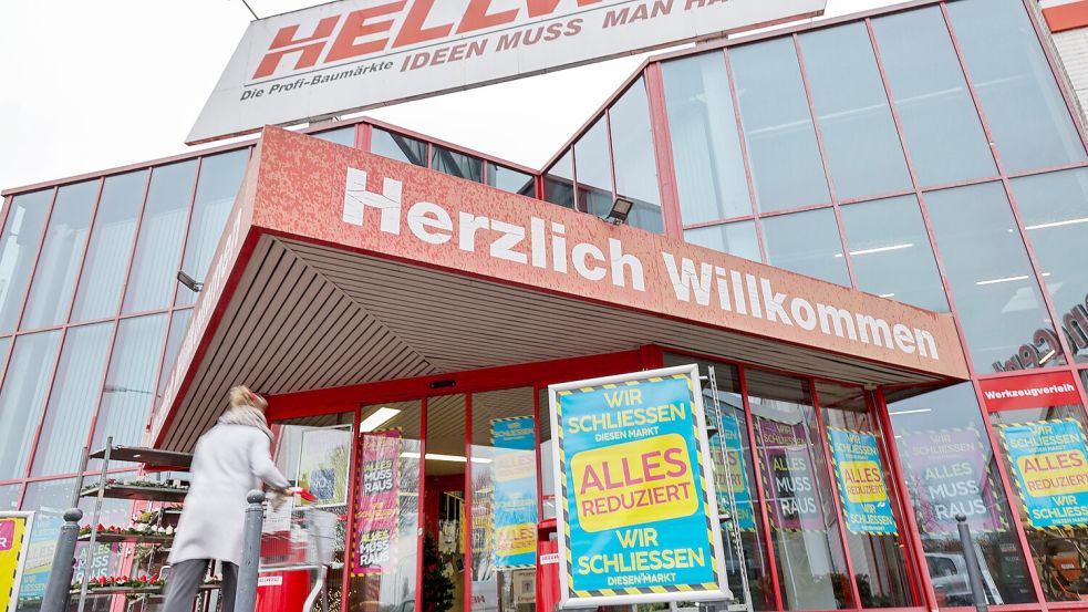 Die Baumarktkette Hellweg schließt ihren Standort in Osnabrück. Foto: Jörn Martens