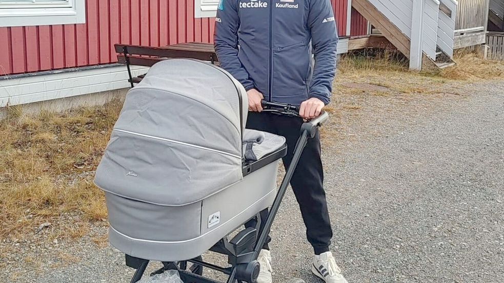 Biathlet Justus Strelow ist im August 2025 Vater eines Sohnes geworden. Foto: -/Justus Strelow/dpa