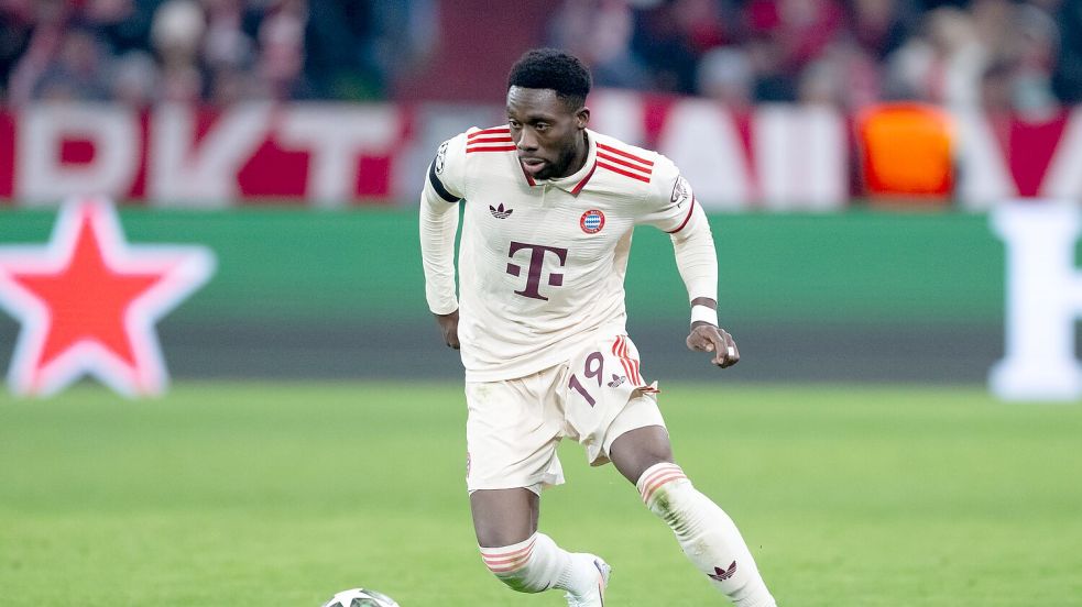 Bald wieder beim FC Bayern zurück: Alphonso Davies. (Archivbild) Foto: Sven Hoppe