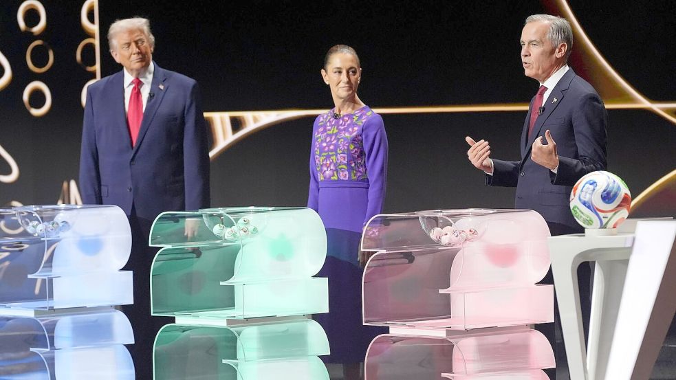 Dreier-Treffen bei FIFA-Veranstaltung Foto: Jacquelyn Martin/AP/dpa