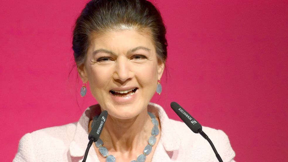 Sahra Wagenknecht wurde beim Parteitag bejubelt. Foto: Klaus-Dietmar Gabbert