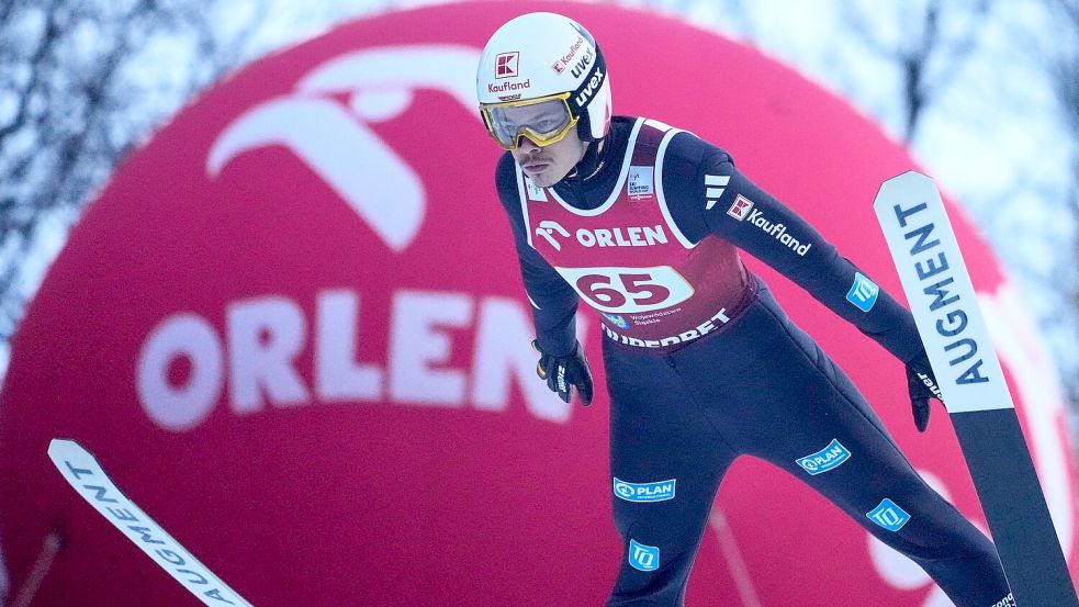 Trumpfte in Wisla zweimal auf: Philipp Raimund. Foto: Czarek Sokolowski/AP/dpa