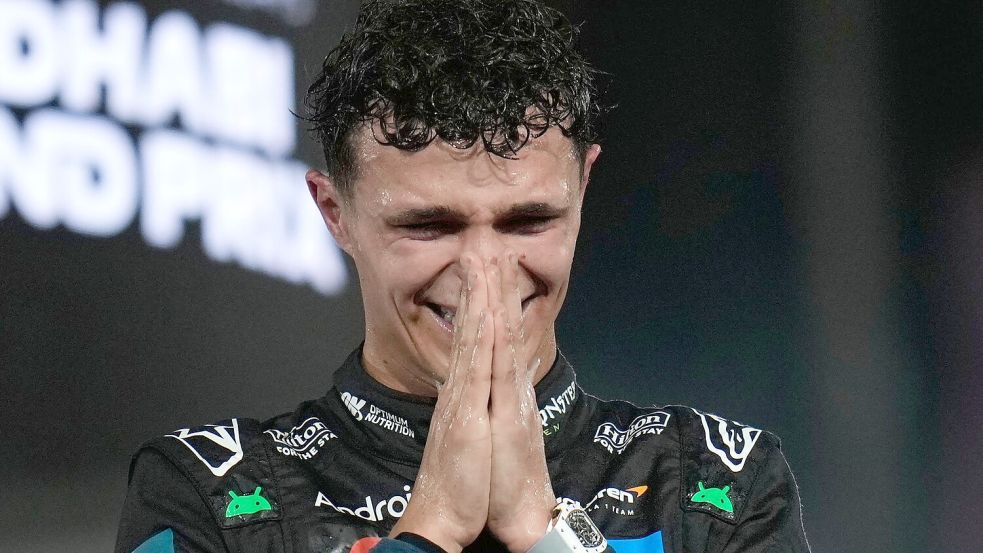 Er holte den Titel auf seine Art - und das macht Norris besonders stolz. Foto: Darko Bandic/AP/dpa