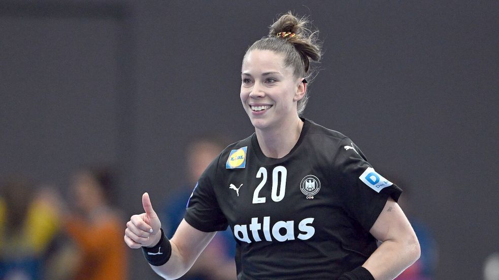 Gehört zu den Publikumslieblingen: Rückraumspielerin Emily Vogel. Foto: Federico Gambarini