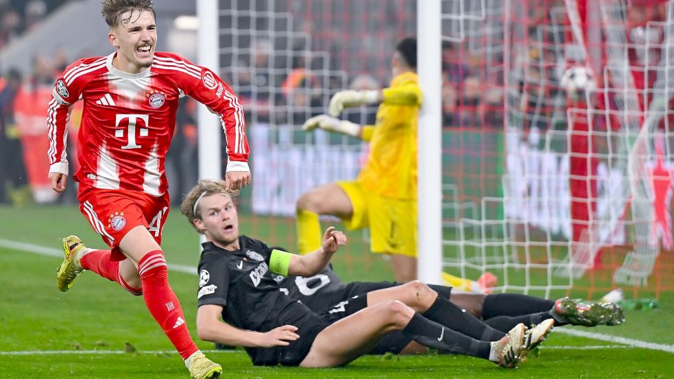 Lennart Karl traf zum umjubelten 2:1. Foto: Sven Hoppe