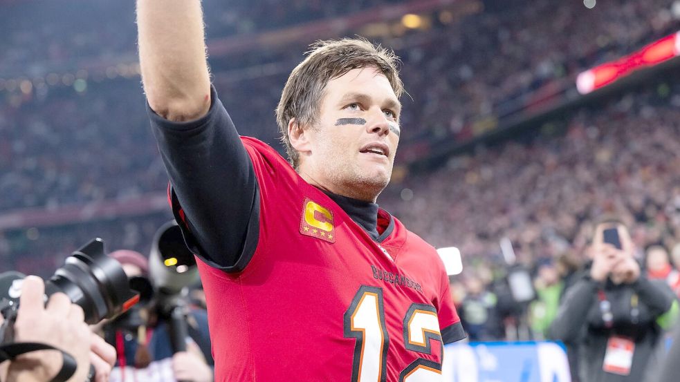 War begeistert von den deutschen Fans in München: NFL-Superstar Tom Brady. (Archivbild) Foto: Sven Hoppe