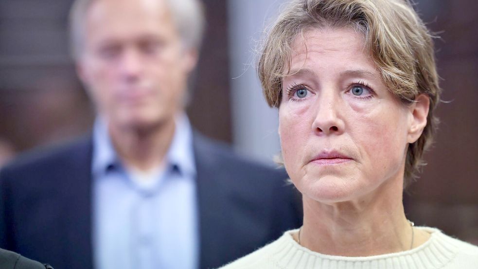 Christina Block richtet über die Medien eine Botschaft an ihre Kinder. Foto: Christian Charisius