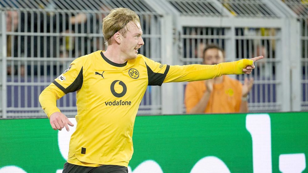 Julian Brandt war zweimal erfolgreich Foto: Bernd Thissen