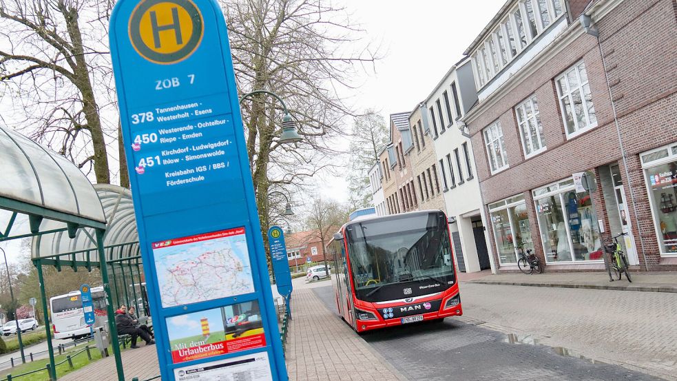 Der Zentrale Busbahnhof (ZOB) in Aurich. Hier ereignete sich die Tat. Foto: Romuald Banik