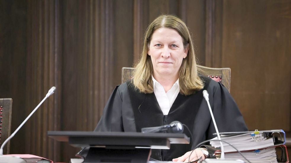 Die Vorsitzende Richterin Isabel Hildebrandt leitet den Prozess um die Entführung der Block-Kinder. Foto: Christian Charisius