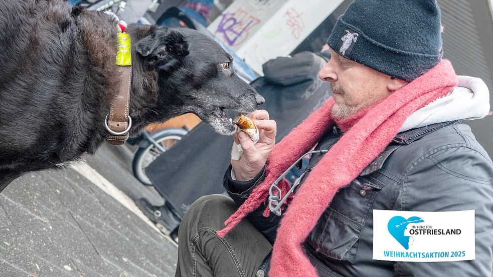 Kai Groen und seine Hündin Mamba kommen zu fast jeder Ausgabe. Foto: Klaus Ortgies