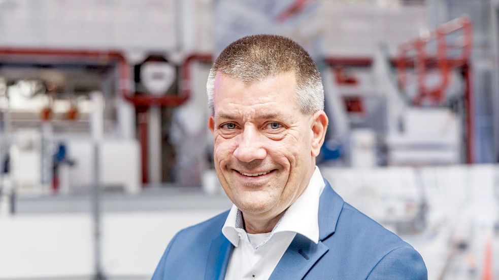 André Walter soll die Meyer-Werft von Juli 2026 an führen. (Archivbild) Foto: Markus Scholz