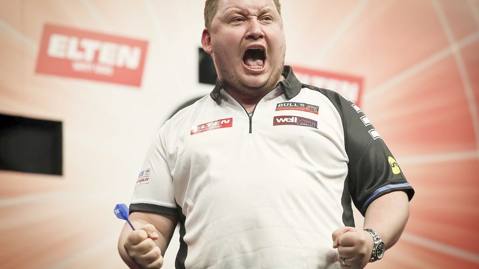 Martin Schindler ist 13. der Darts-Weltrangliste. Foto: IMAGO/GEPA pictures