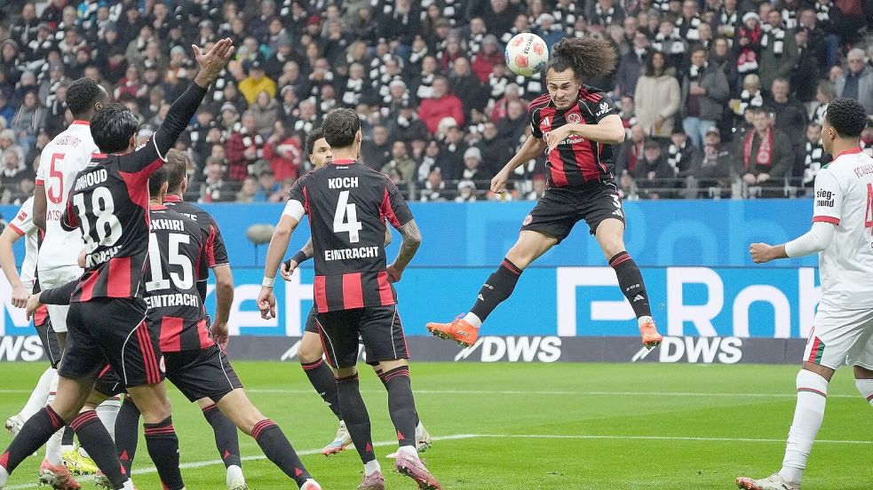 Die Eintracht wurde früh in die Defensive gedrängt. Foto: Marc Schüler