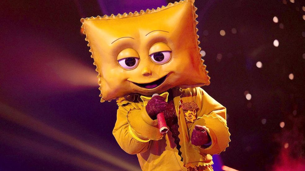 Er wurde Zweiter: Als „Rave-Ioli“ im Nudel-Kostüm war ... aufgetreten. Foto: Rolf Vennenbernd